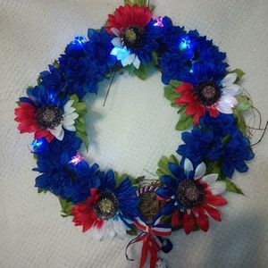 18" Grapevine Silk Flower Wreath
